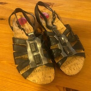 Greta leather cork sandals size 10M